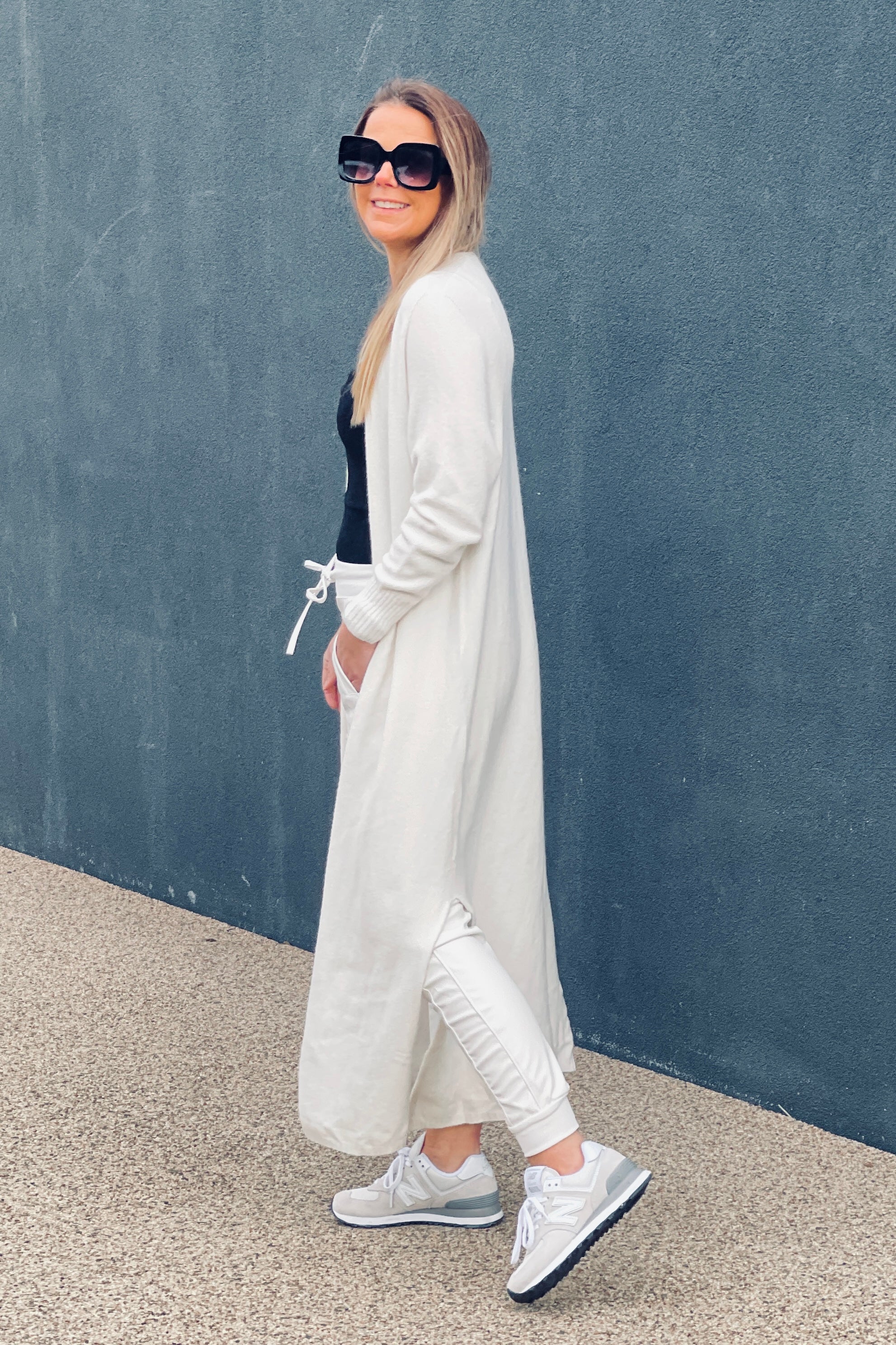 Clover Fine Knit Maxi Cardi Cardigan