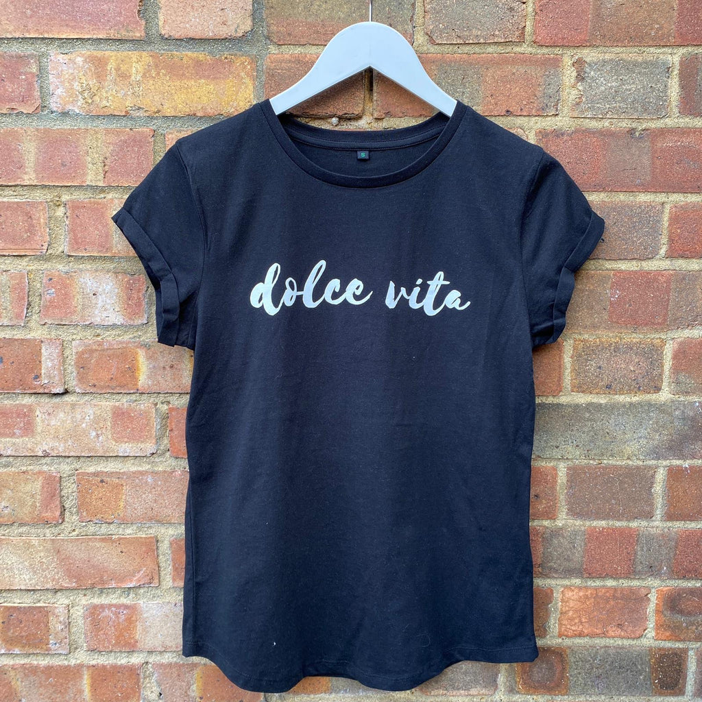 Dolce Vita Tee | Black x White - south of the river london