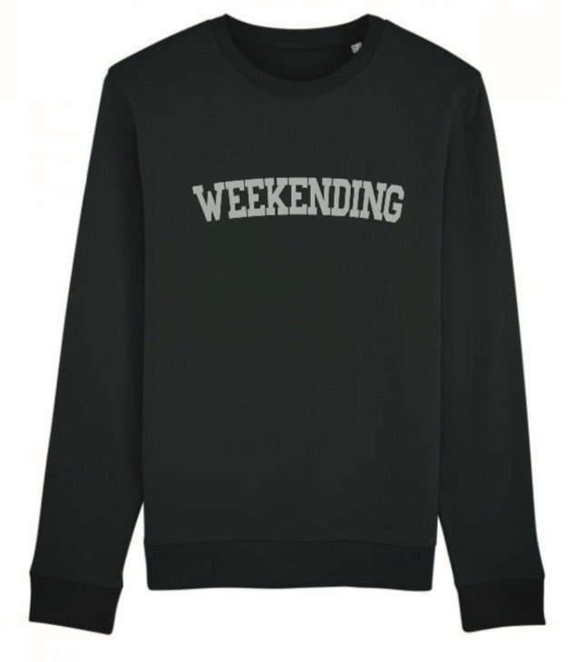 WEEKENDING Sweatshirt | Black x Stone - south of the river london