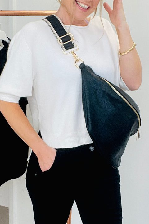 Remy Large Slouch Bag | Black