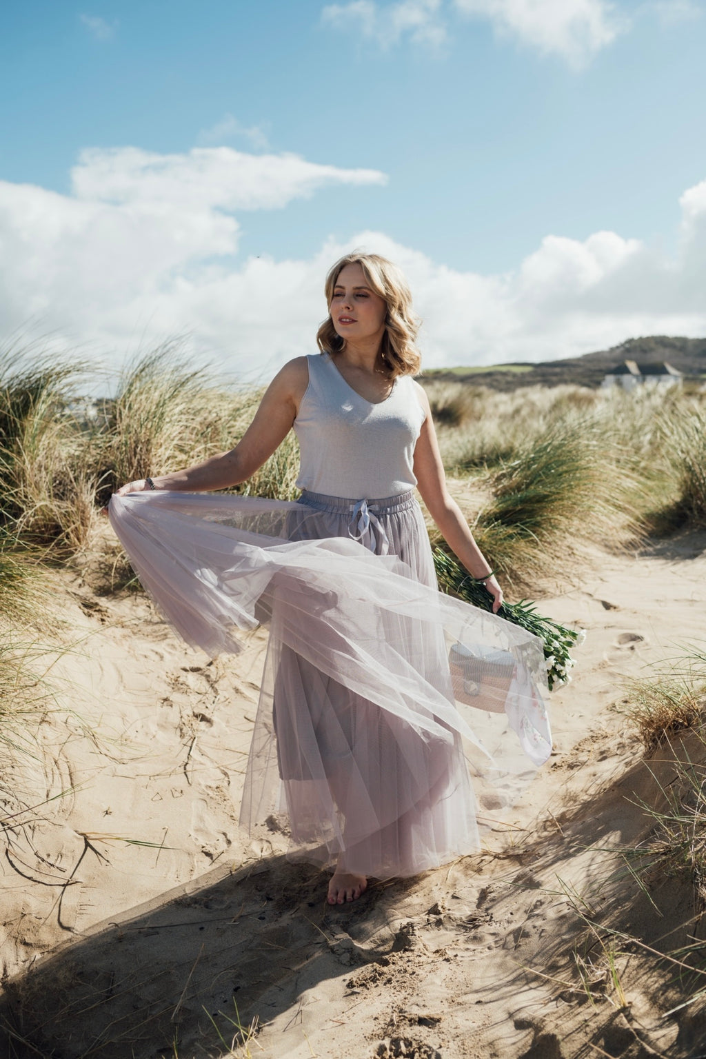 Grace Tulle Skirt | Moonlight