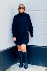 Christine Jumper Dress | Black