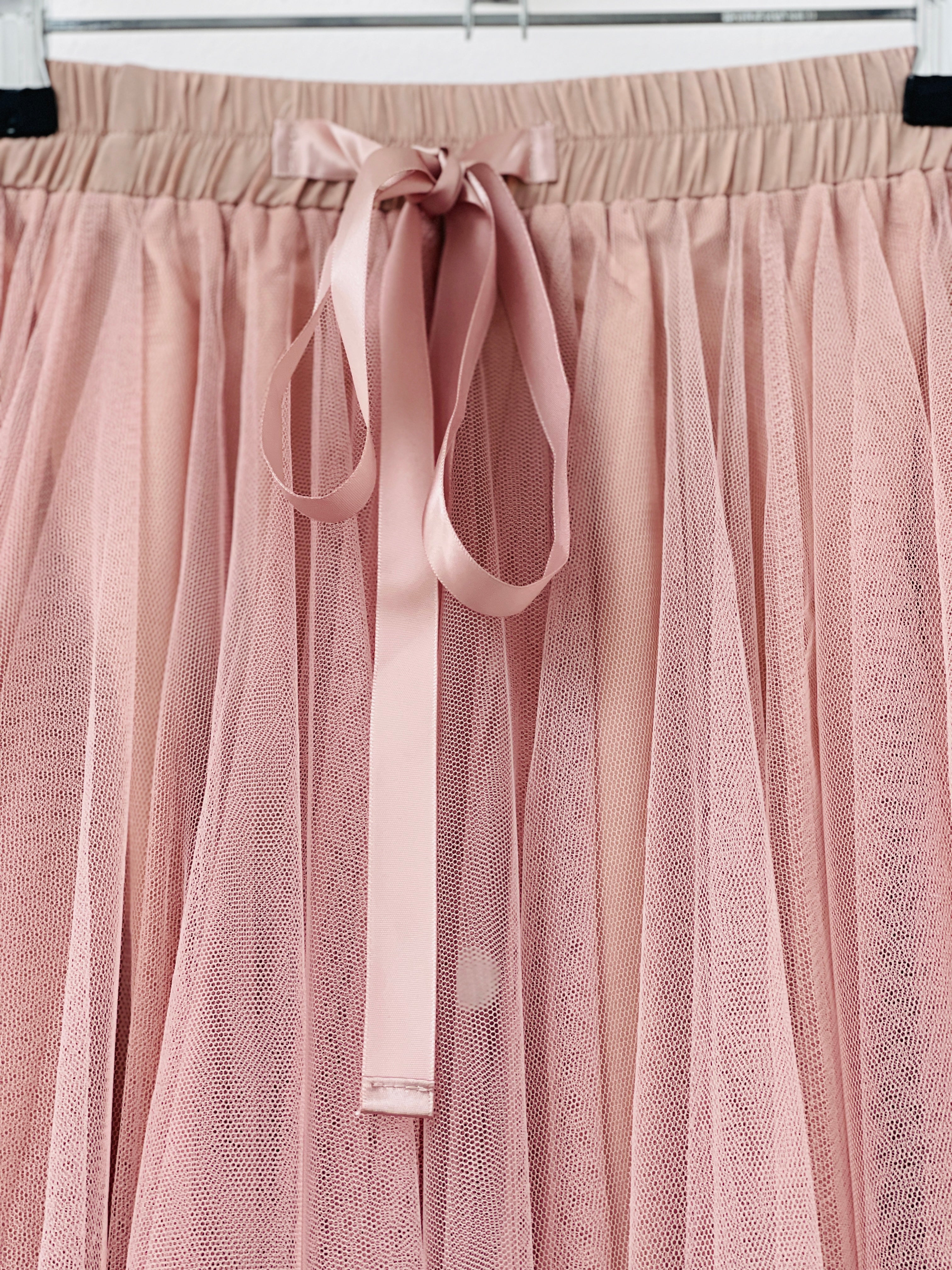 Rose pink tulle on sale skirt