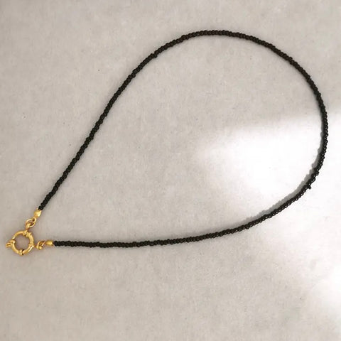 Boho Anchor Clasp Beaded Necklace | Choose Your Colour!