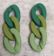 Chunky Links Earrings | Colours To Choose!