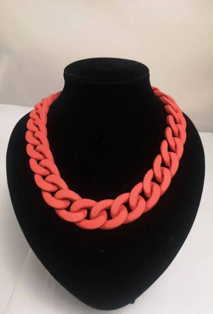 Chunky Links Necklace - colours to choose!