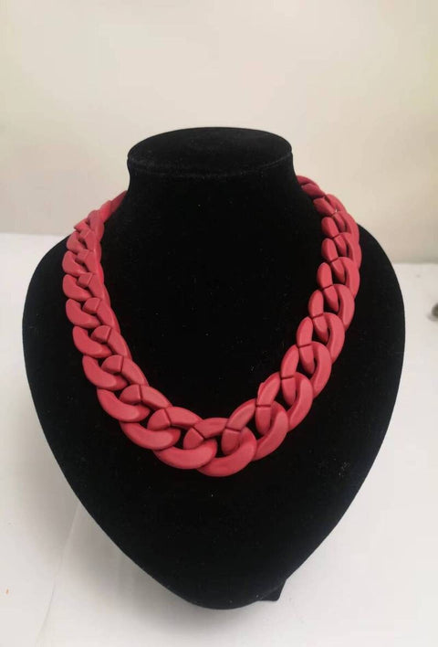 Chunky Links Necklace - colours to choose!