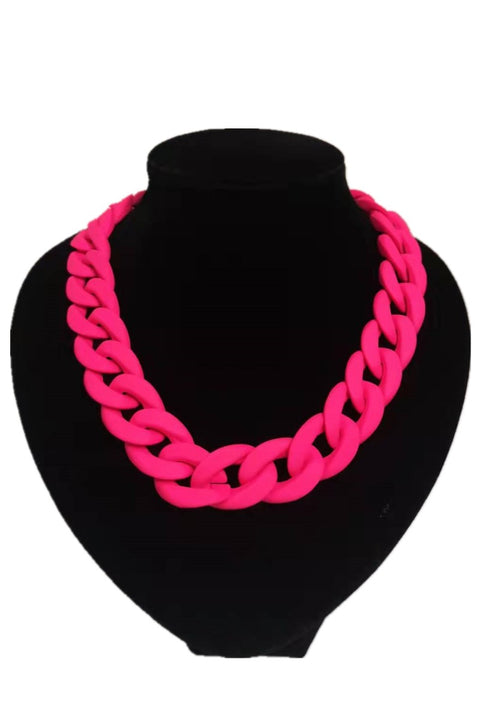 Chunky Links Necklace - colours to choose!